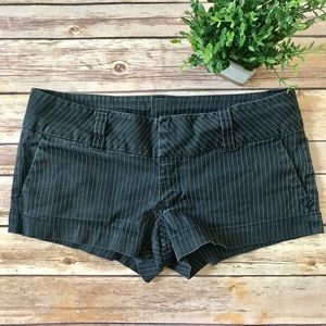 Hurley Pinstripe Black and White Shorts